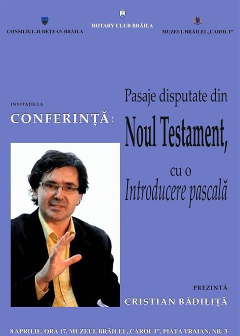 Conferinta pe teme Pascale la Muzeul Brailei