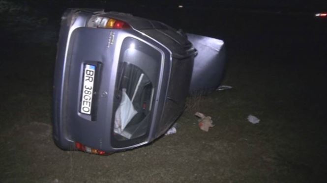 Accident pe soseaua dig in seara de Ajun