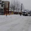 Curatenie in fata casei lui Gheorghe Bunea Stancu
