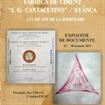 Sunteti invitati la vernisajul expozitiei Fabrica de Ciment I.G.Cantacuzino / Stanca