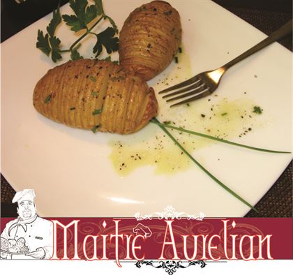 Cartofi copti a la Maitre
