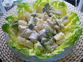 Salata cu pui si ananas