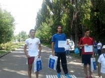 Podium baieti liceu