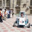 Absolvent al Facultatii de Mecanica, la volanul lucrarii sale de licenta