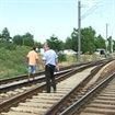 Un barbat calcat sambata de tren a scapat de moarte ca prin minune