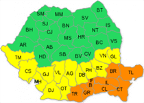 Braila sub cod portocaliu