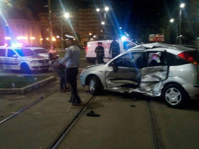 Accident in miez de noapte in zona Bariera Calarasilor