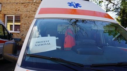 Protest la Serviciul de Ambulanta