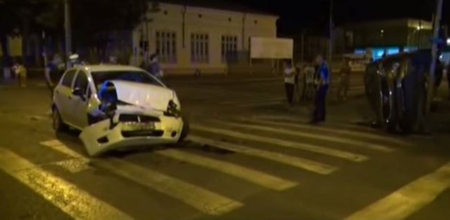 Accident in intersectia Scolilor cu Grivitei