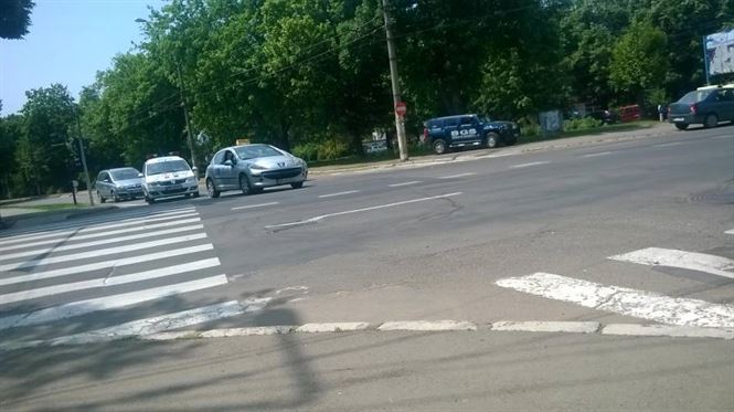 Accidentat pe marcajul pietonal1
