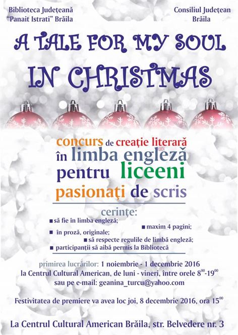 Concurs de creatie la Biblioteca Judeteana