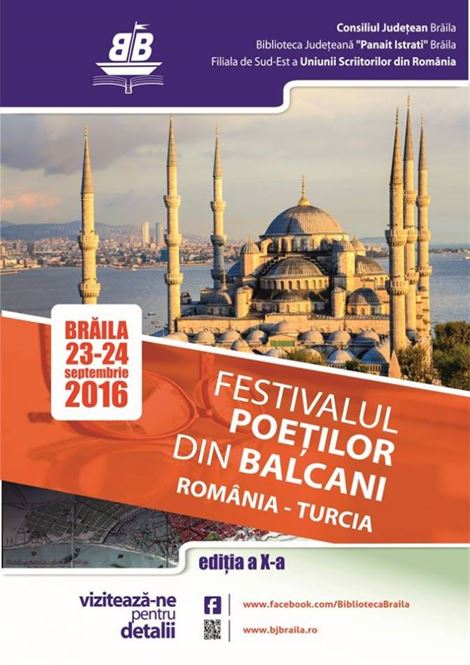 Festivalul Poeților din Balcani la Biblioteca Județeana