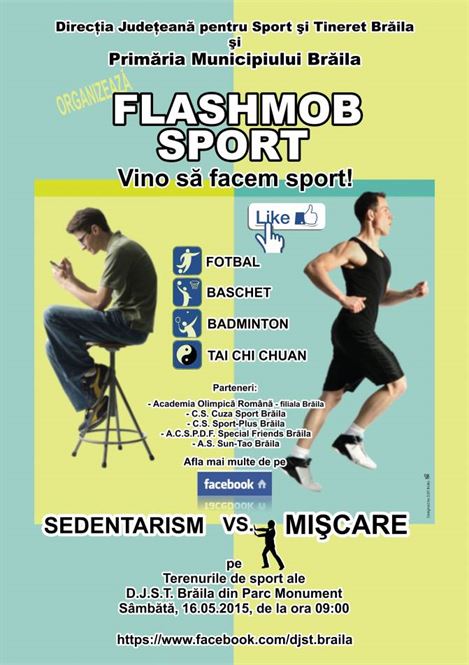 FlashMob Sport la editia a III-a