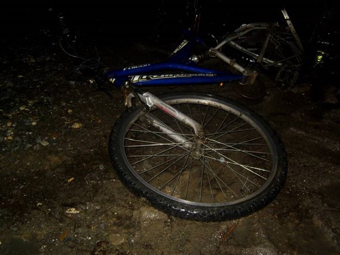 Biciclist accidentat pe soseaua dig Braila - Galati