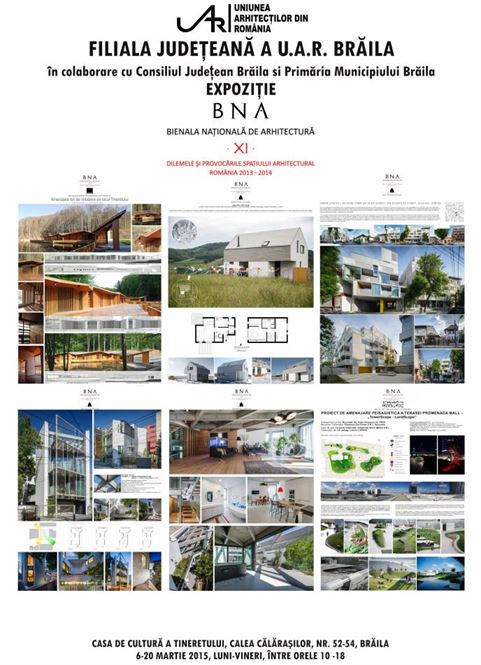 Bienala Nationala de Arhitectura la Braila incepand de vineri