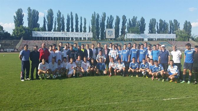 Burleanu a vizitat echipele de juniori de la CF Braila