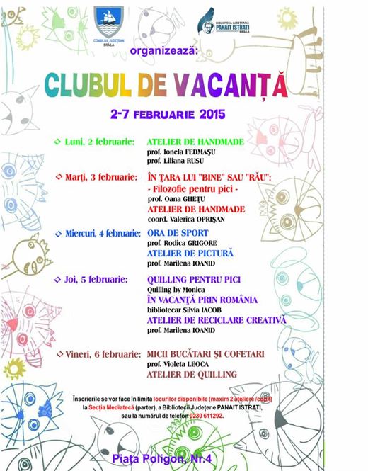 CLUBUL DE VACANTA
