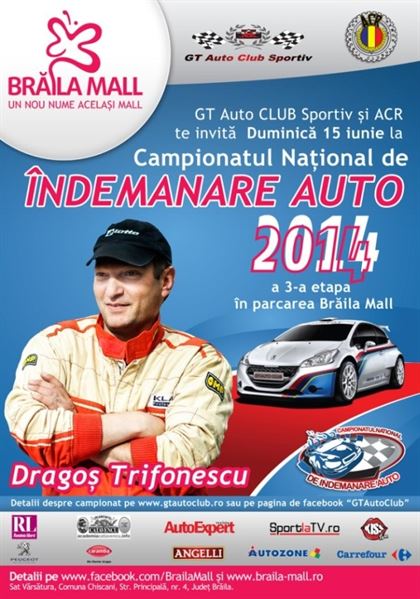 Etapa din campionatul de indemanare auto la Braila