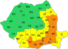 Canicula persista. Cod portocaliu in judetul Braila