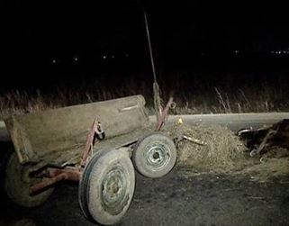Caruta nesemnalizata lovita frontal de un autoturism