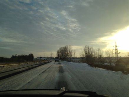 Ciocnire ca la biliard pe soseaua Dig Braila-Galati