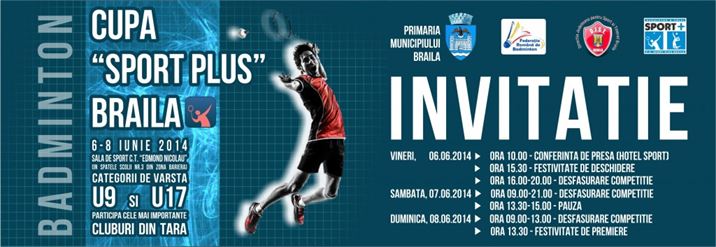 Competitie nationala de badminton la Braila