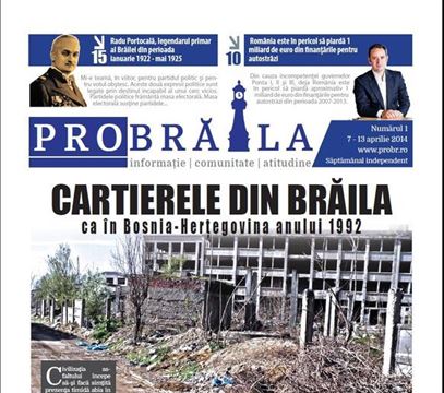 A aparut primul numar din editia tiparita a ProBraila