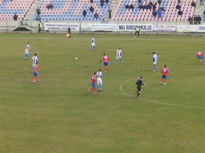 Dacia Unirea Braila a pierdut in ultimul minut amicalul cu Gloria Buzau