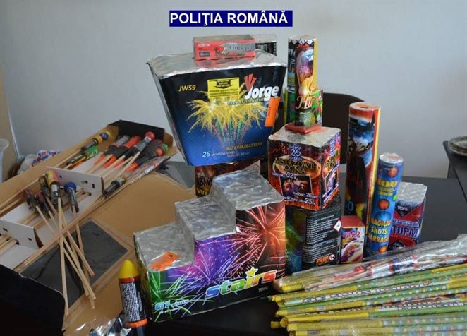 Dosare penale pentru comercializarea de obiecte pirotehnice