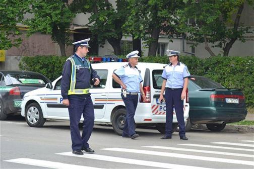 Efective marite de politisti pe strazile Brailei