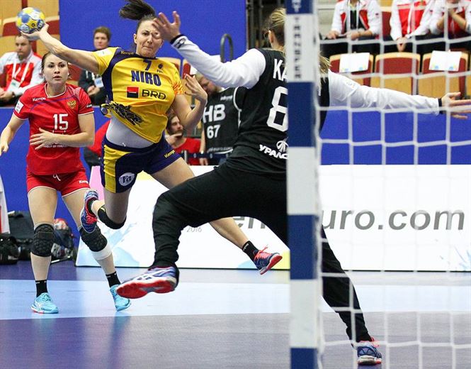 Eliza Buceschi golghetera echipei Romaniei in victoria contra Rusiei