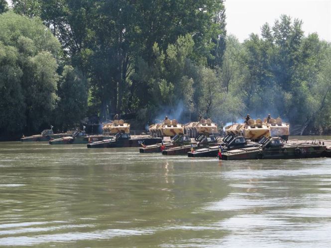 Exercitiu militar Histria 15 in poligonul Varsatura