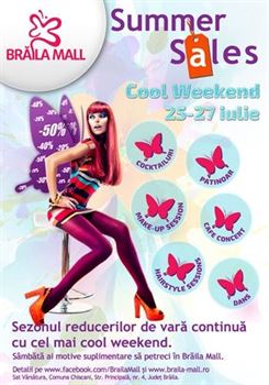 Weekendul reducerilor la Braila Mall