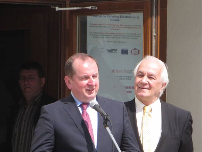 Ambasadorul Poloniei oaspetele Bibliotecii Judetene Braila