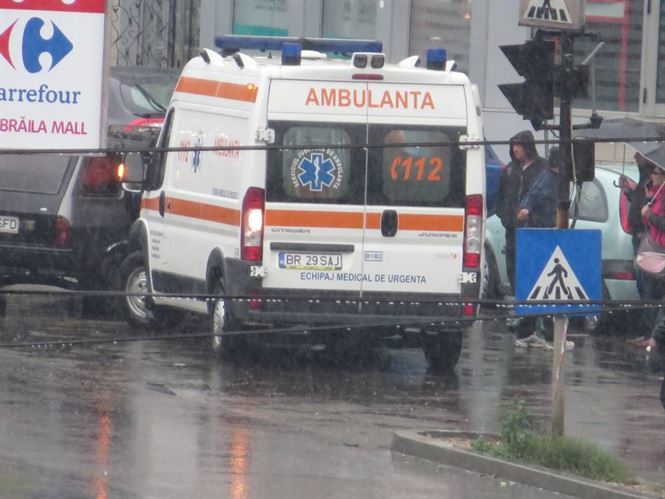 Accidentat pe trecerea de pietoni de la Pistruiatu