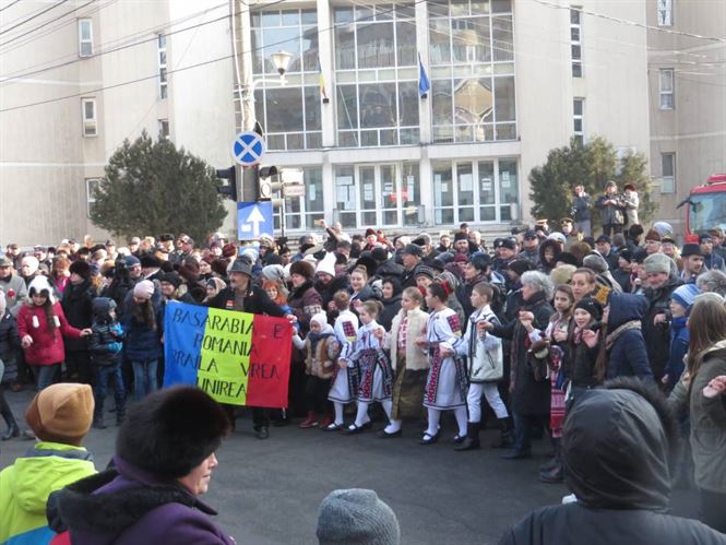 Galerie foto+video: Mica Unire sarbatorita la Braila