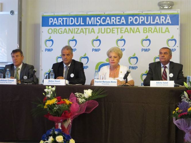 PMP Braila a intrat in linie dreapta spre alegerile parlamentare