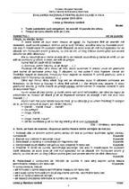 Modele de subiecte Evaluare Nationala