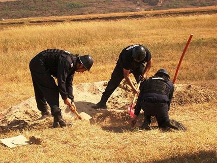 Munitie neexplodata distrusa in Poligonul Muchea