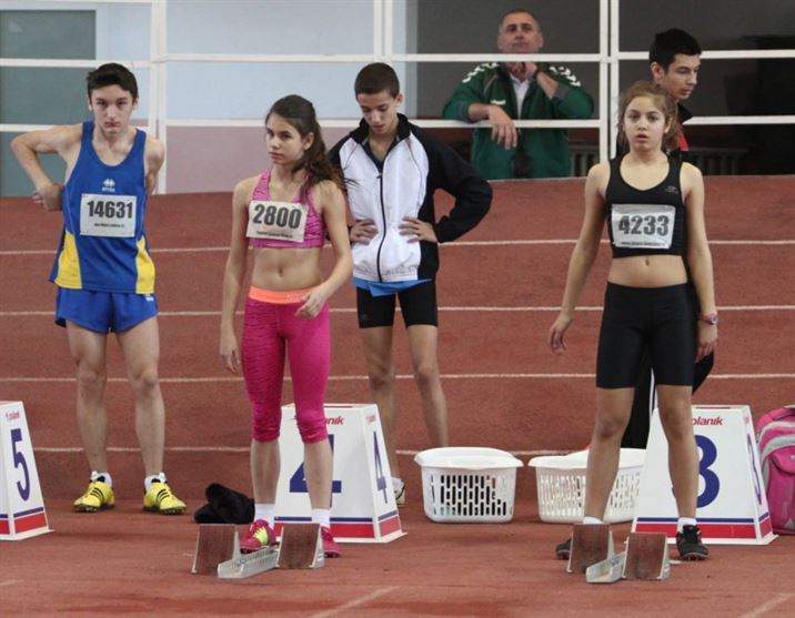 Opt locuri pe podium la nationalele de atletism pentru copii
