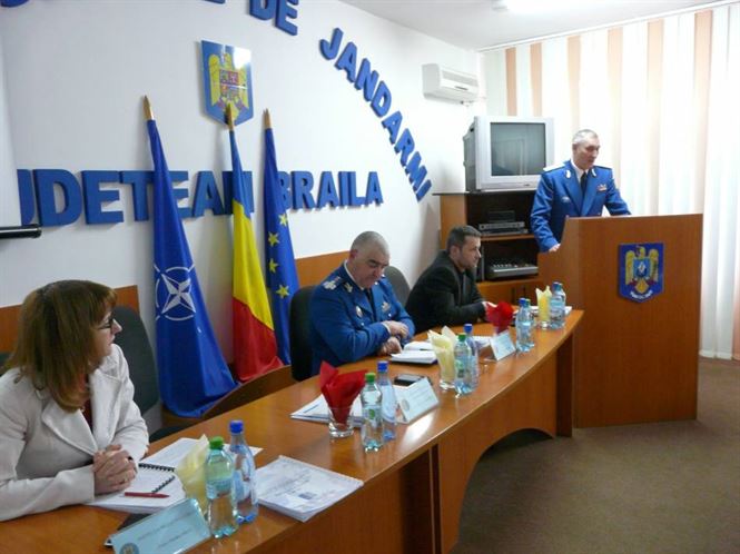 Jandarmii braileni si-au prezentat activitatea