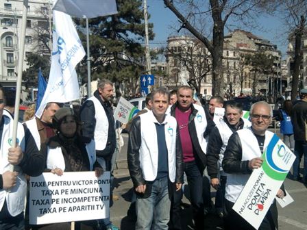 Peste 125 de braileni au protestat sambata impotriva accizei