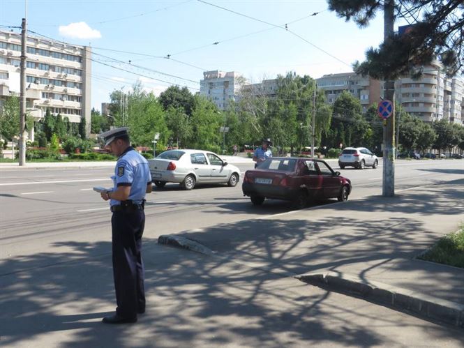 Politistii in strada, pentru prevenirea accidentelor rutiere