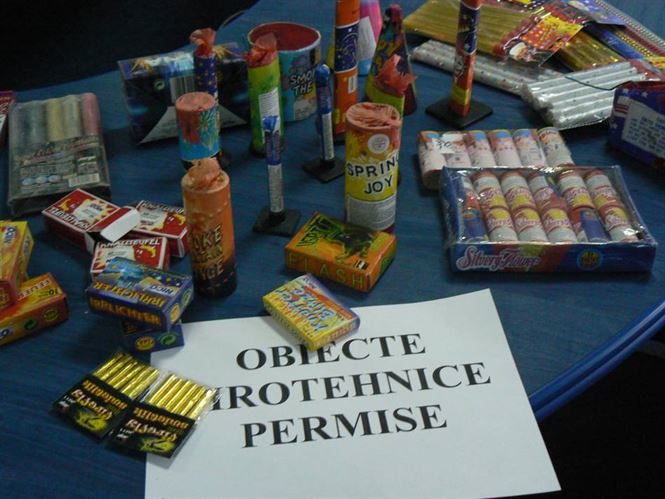 Politistii vor actiona pentru prevenirea incidentelor datorate folosirii articolelor pirotehnice