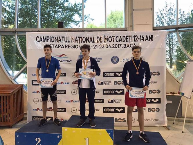 Rezultatele inotatorilor braileni la etapa regionala a CN de cadeti