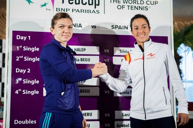 Romania - Spania 1-1 dupa prima zi la Fed Cup