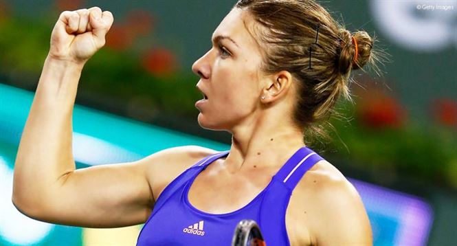 Simona Halep in optimi la Indians Wells