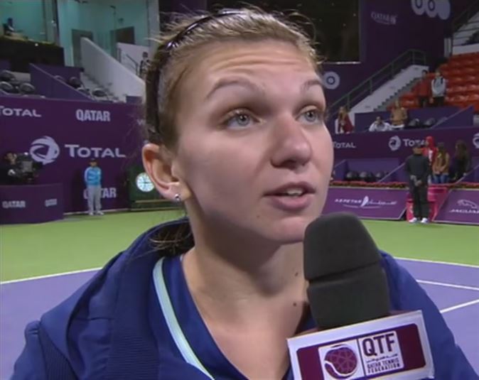 Simona Halep, noua campioana de la Doha
