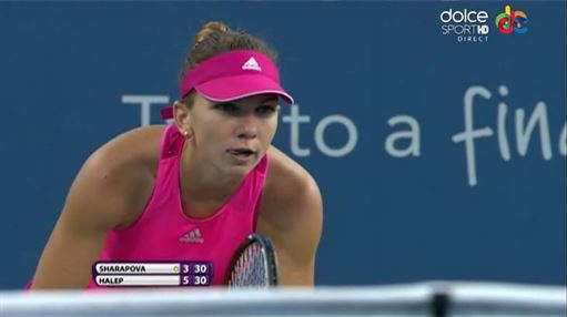 Simona n-a depasit complexul Sharapova