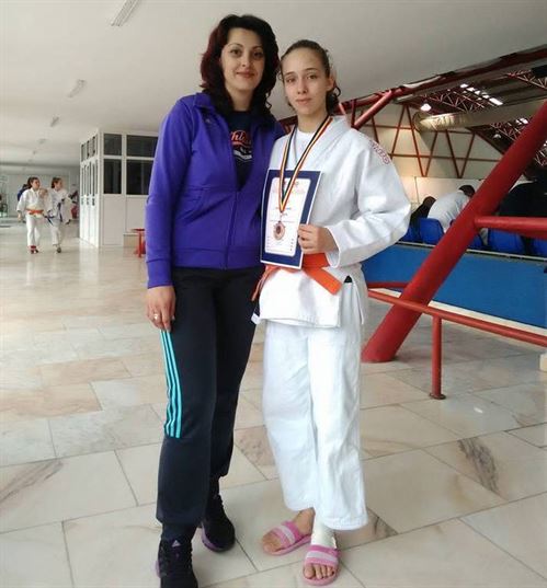 Teodora Naidin medaliata cu bronz la nationalele de judo U16